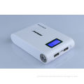 8400mah 5volt Double Usb Gps Power Bank Led Display Screen White